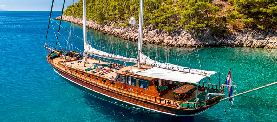 Alquiler goletas en Croacia